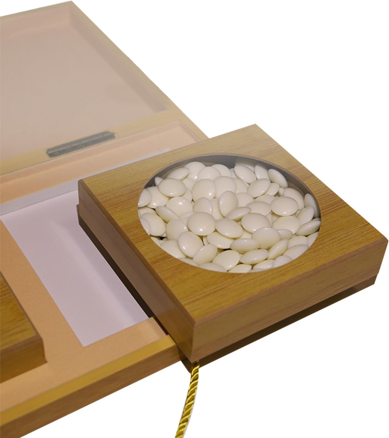 VPH Simulated Jade Double Sided Go Set with Foldable Board Included