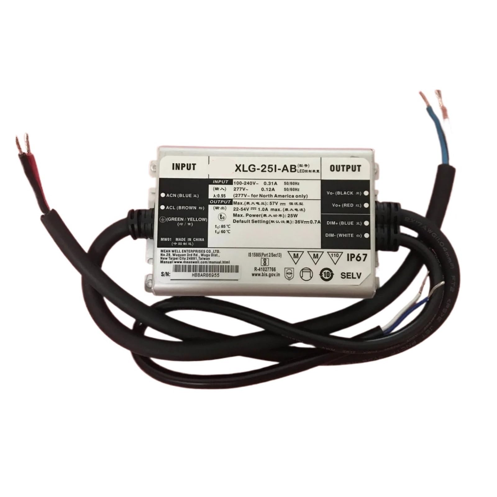 Haut-parleur de puissance constante 25W série XLG-25 XLG-25-A pour sonorisation
