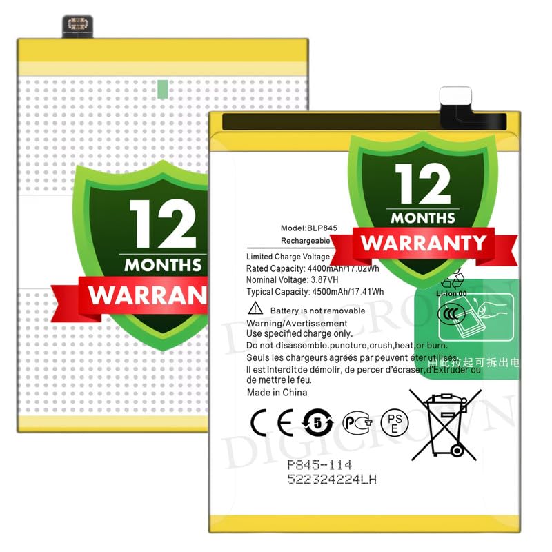 Image of Original BLP845 Battery Compatible for OnePlus Nord CE 5G - (4500mAh) - 1 Year Warranty DF7