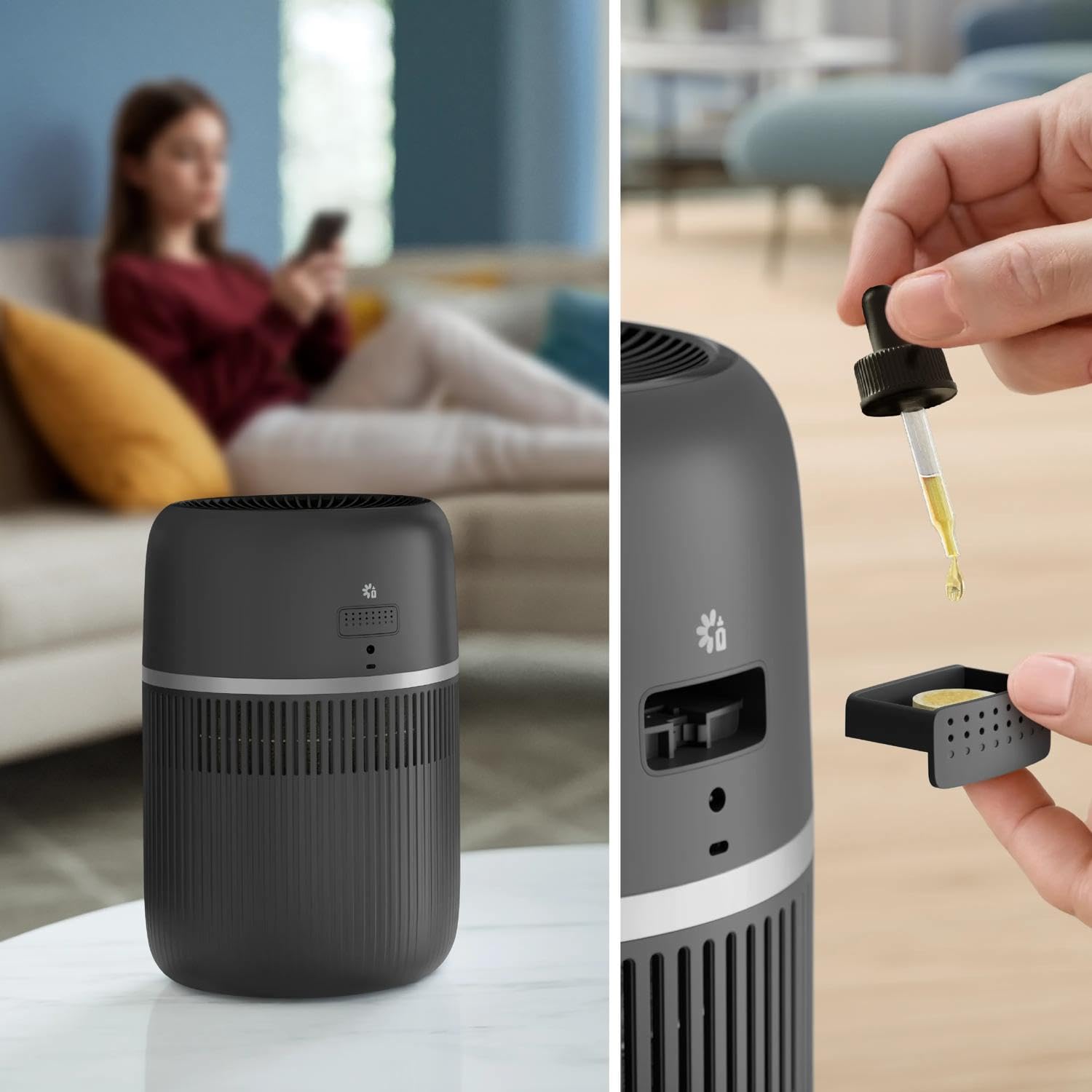 HU4210 – Humidificador ambiente de aire ultrasónico 3,5 litros 300 300 ml/h temporizador negro