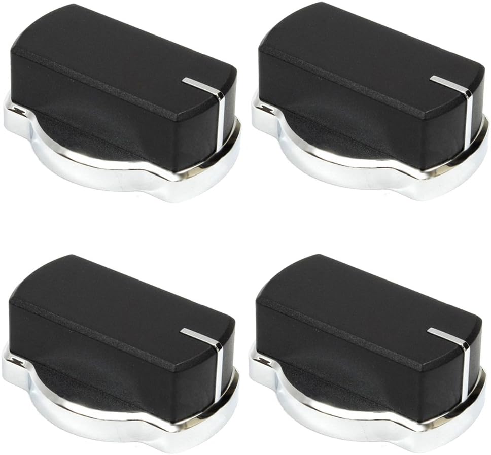 Knob Fits Belling Adp3640 Adp4890 444441158 Black Hob Control Dial Switch 4 Pack | UK