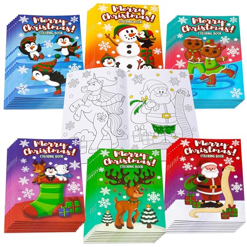 Livre de coloriage de Noël pour petits cadeaux de invités de calendrier de l'Avent et de fête