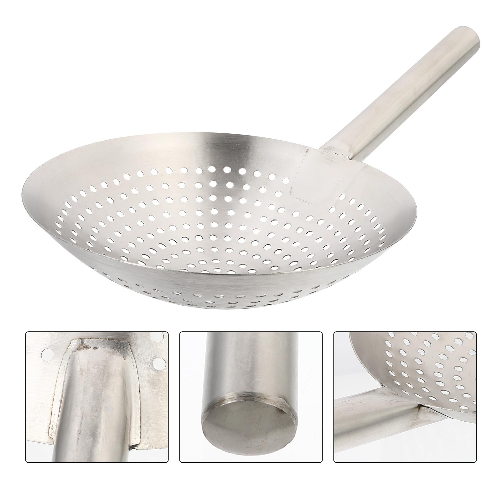 Colador Malla Fina Acero Inoxidable Reforzado, Cocina