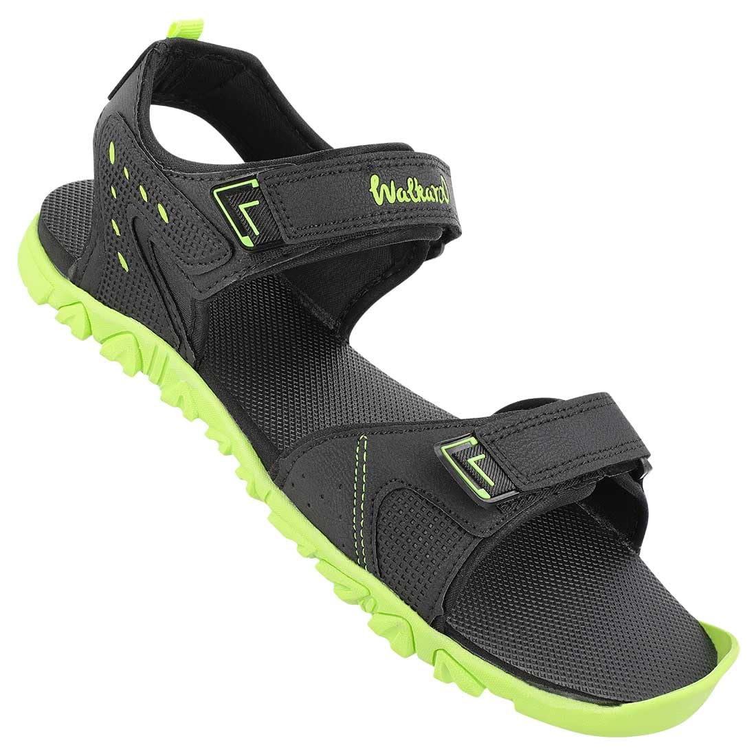 WALKAROO Mens Black Green Sandals (WC4365) 8 UK (B0CJXZ1K8T) Amazon Price History, Amazon Price Tracker