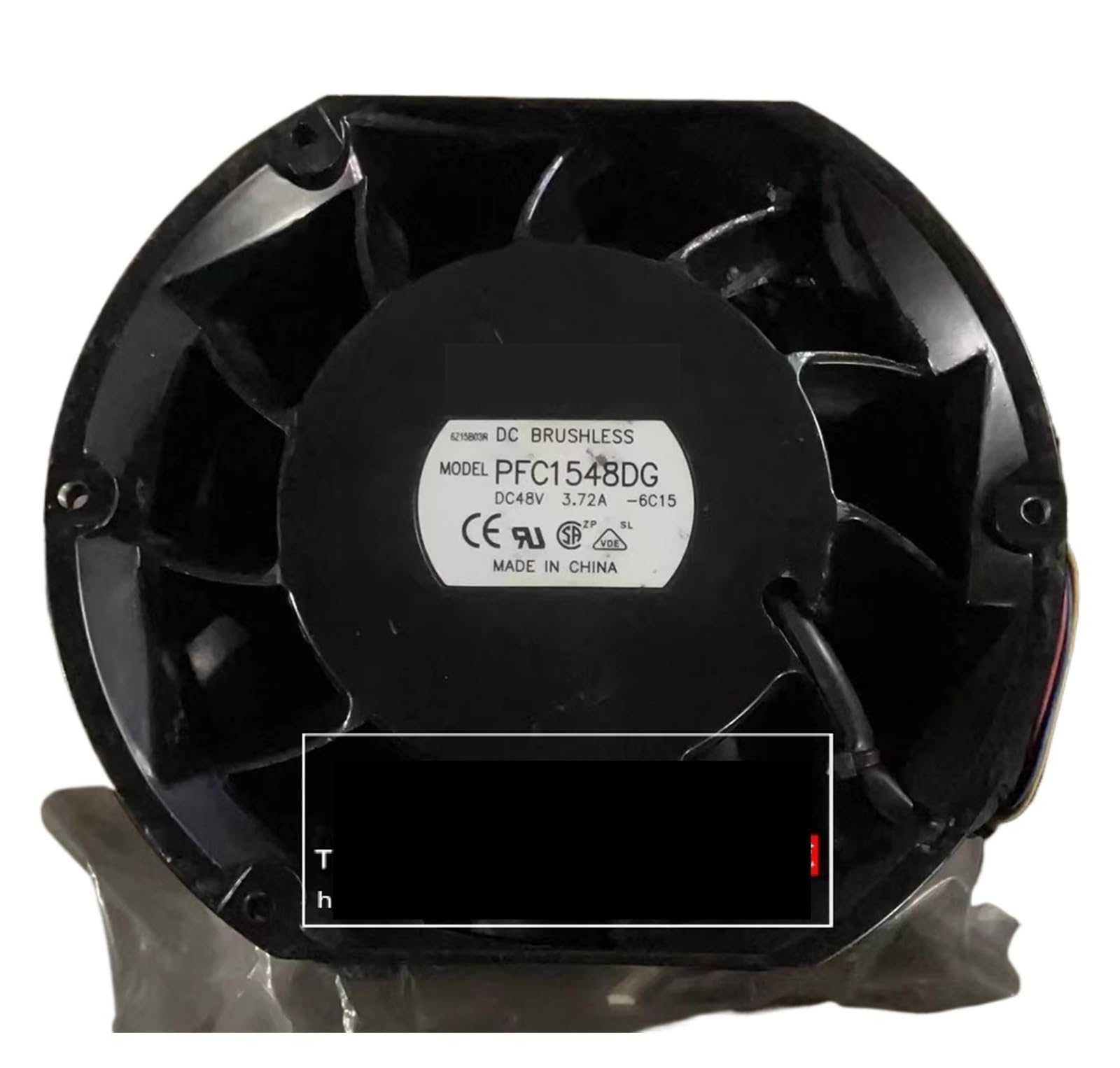 YMUGUEGH PFC1548DG 17050 48V 3.72A fan