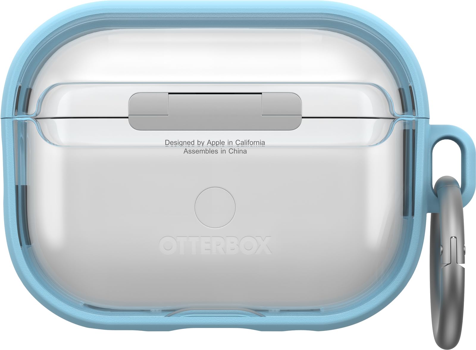 OtterBox - AirPods Pro Case, 2nd Generation - Clear Protective Case with Carabiners, Wireless Charging Compatible (Regency)