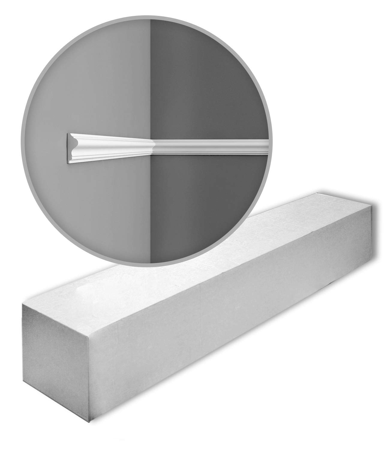 Orac Decor P8030 LUXXUS 1 Box 4 Pieces Cornices Mouldings 8 m