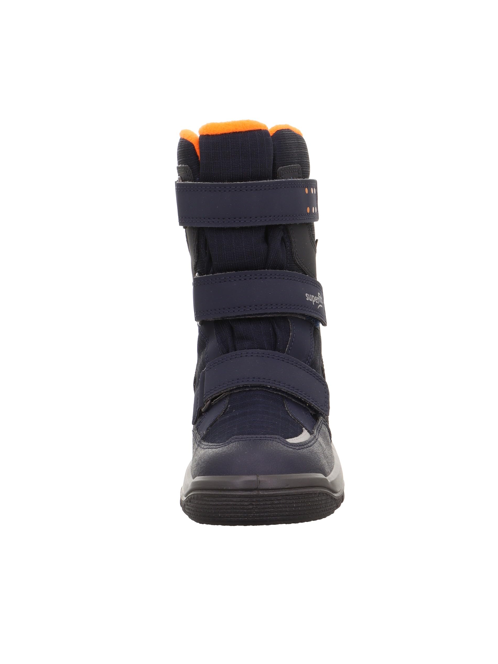 Superfit Jungen Mars Warm Gefütterte Gore-tex Blau/Orange 8010 Stiefel, Blau Orange 8010, 30 EU