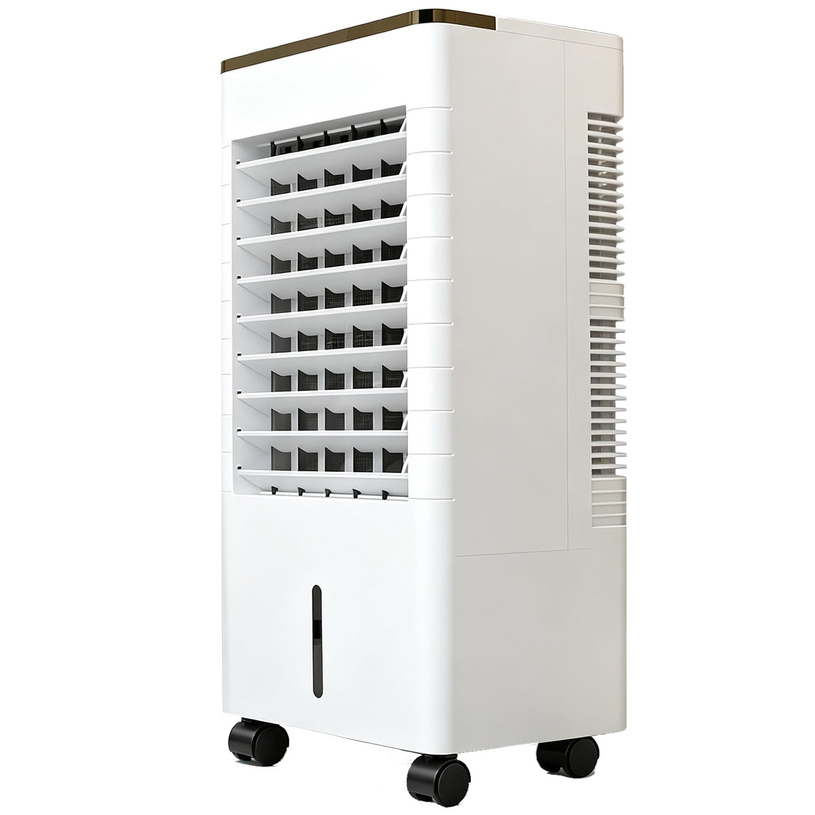 Portable Evaporative Cooler 2.6Gal Water Tank Swamp Cooler with Remote Control 12 Hour Timer 3 Speed Airflow