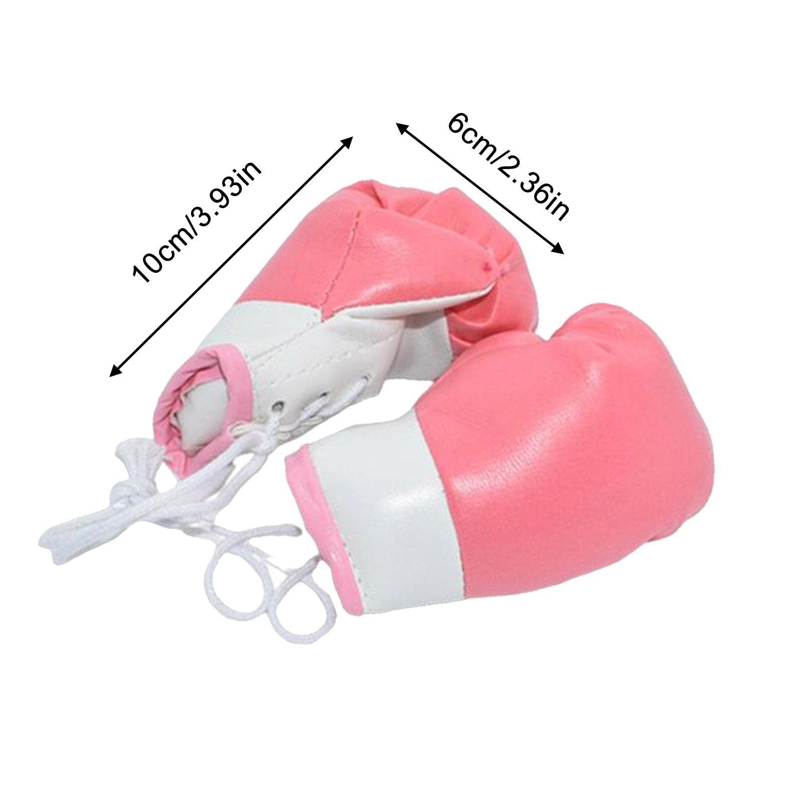 VOSAREA Ciondolo Portachiavi Guantoni Da Boxe In Miniatura - Decorazione Patriottica In PVC Per Auto, Borsa E Chiavi, 10x6,5x5 Cm - 3