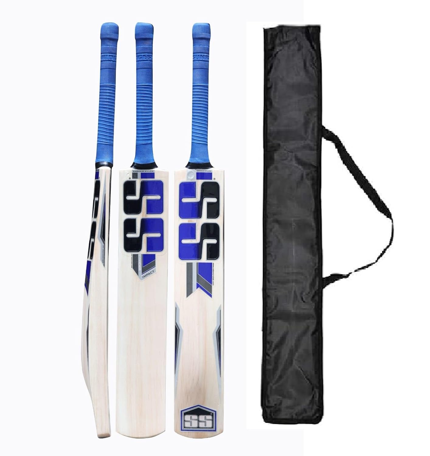 Popular Willow Cricket Bat Full Cane and Bat Cover for Leather Ball