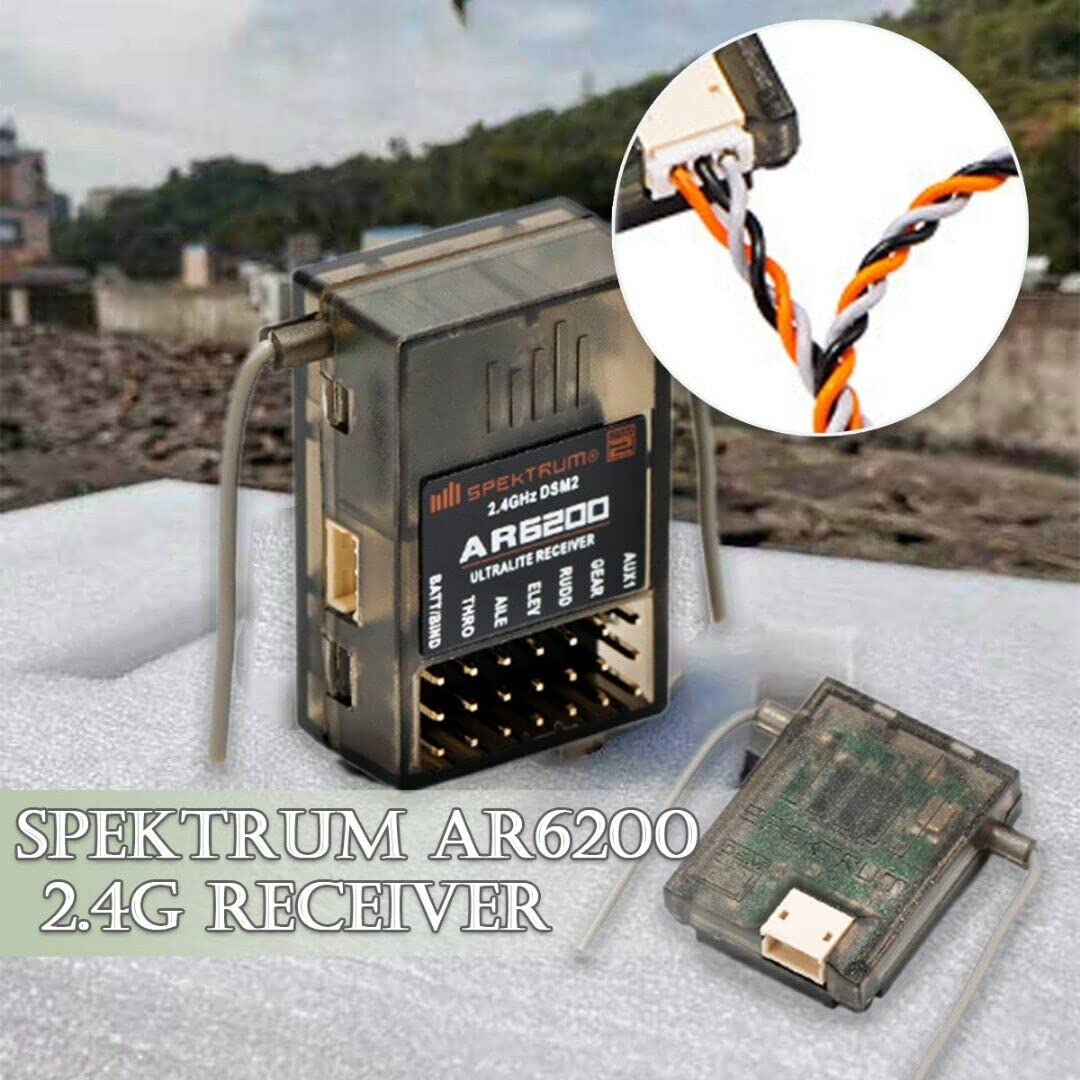 2,4 GHz AR6200 6CH RC odbiornik + satelita do Spektrum Spek Generic DX6i DSM2 część zamienna akcesorium
