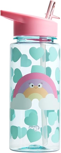 Tinc Tribal character-design Flip & Clip lockable leak-proof dishwasher safe water bottle with BPA free plastic - 500ml