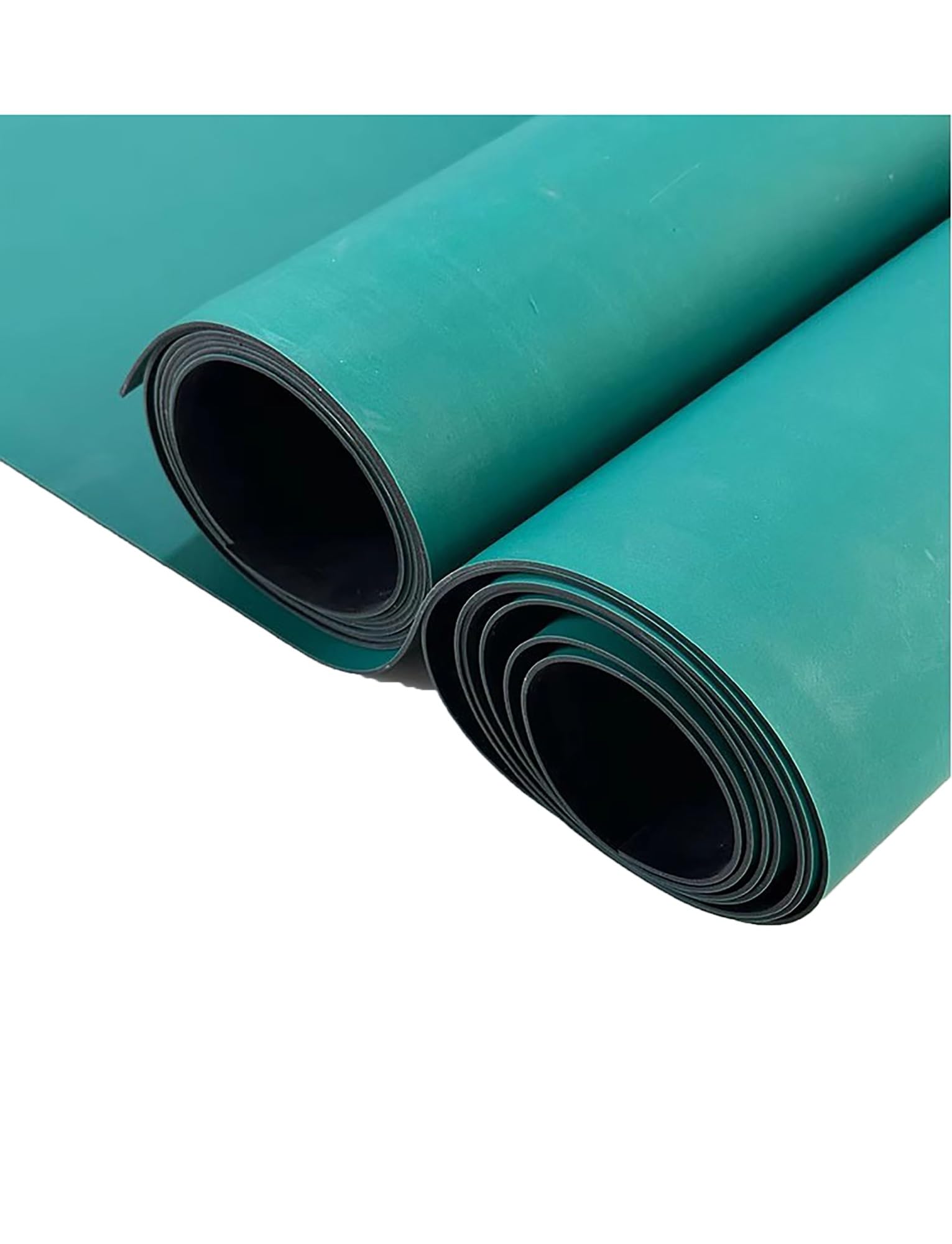Estera grande del banco de trabajo de la soldadura Alfombrilla de soldadura de goma con control de estática, color verde, 15,8 pulgadas de ancho y varias longitudes.(15.8x512.2")