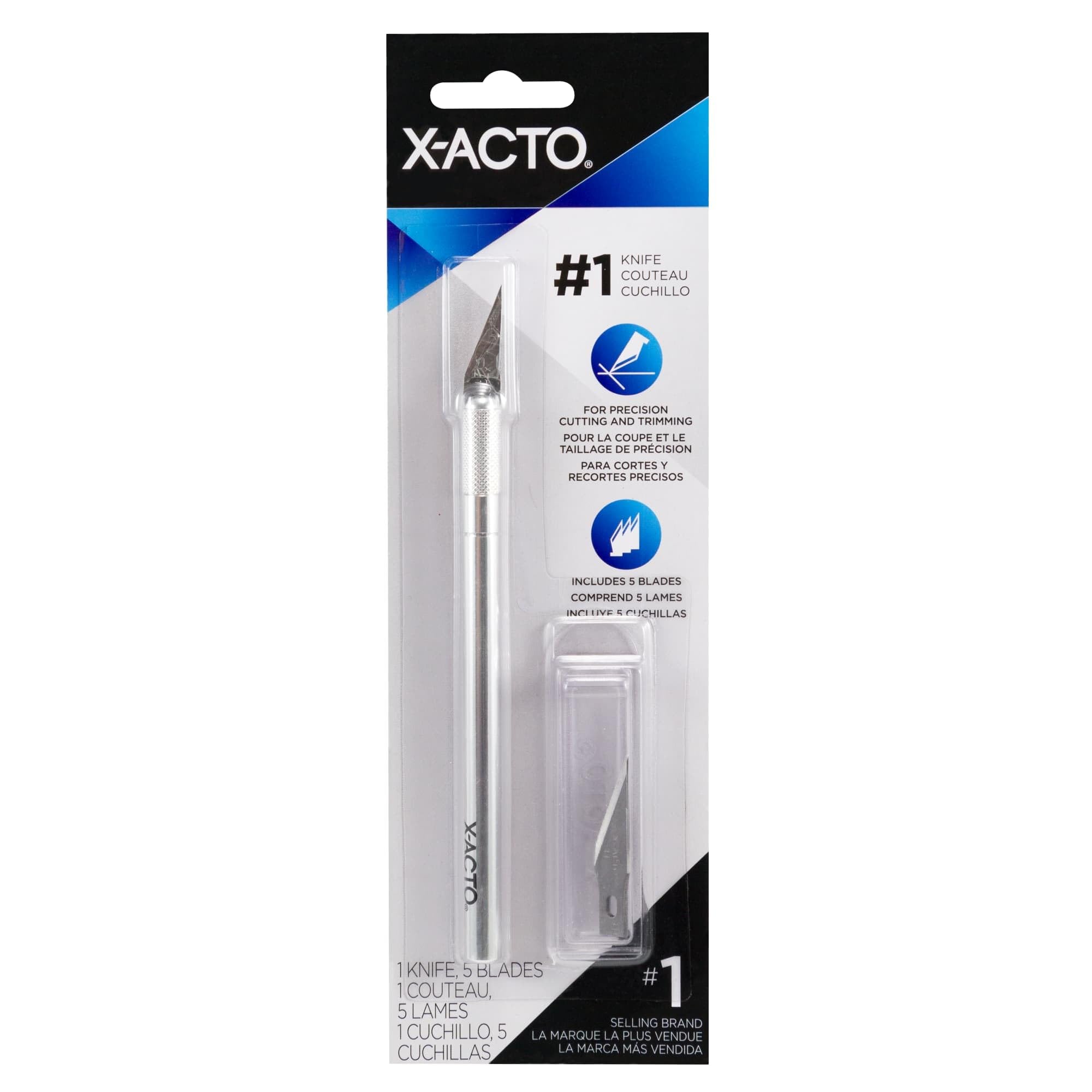 X-ACTO X3311 N0. 1 Precision Knife With 5 No. 11 Blades, #1 Knife