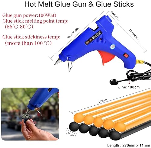 Car Dellen Reparatur Ausbeulwerkzeug, Auto Paintless Dent Removal Kit, DIY Golden Lifter für Fahrzeug Dellen/Hagel Schaden Entfernen