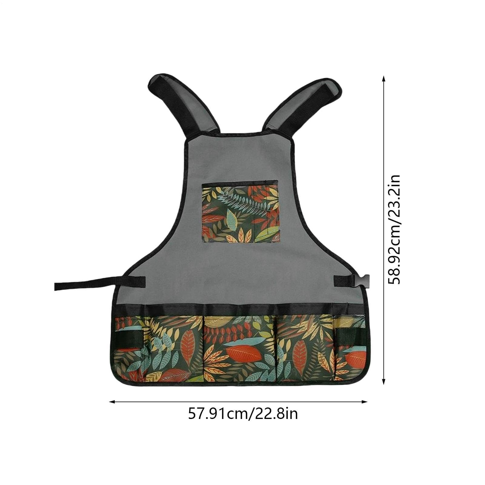 Générique Grembiule da giardinaggio robusto Oxford 600D regolabile Protector