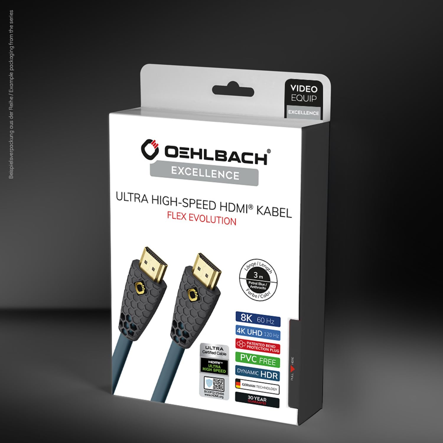 OEHLBACH FLEX EVOLUTION UHD HDMI CABLE 3,0 m