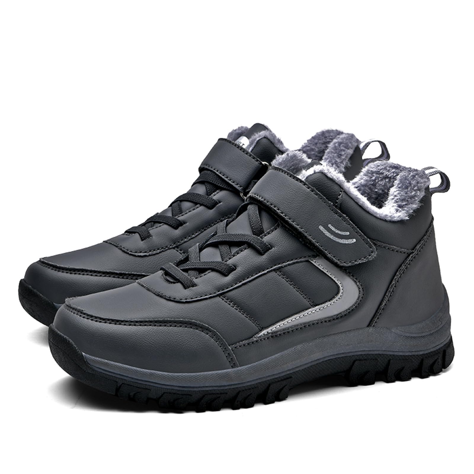 Stivali Pelliccia Donna 2026 da Neve Invernali Stile Coppia Alla Moda e Minimalista Addensato Caldo Confortevole Scarpe Casual Esterno Curvy Polpacci Grossi