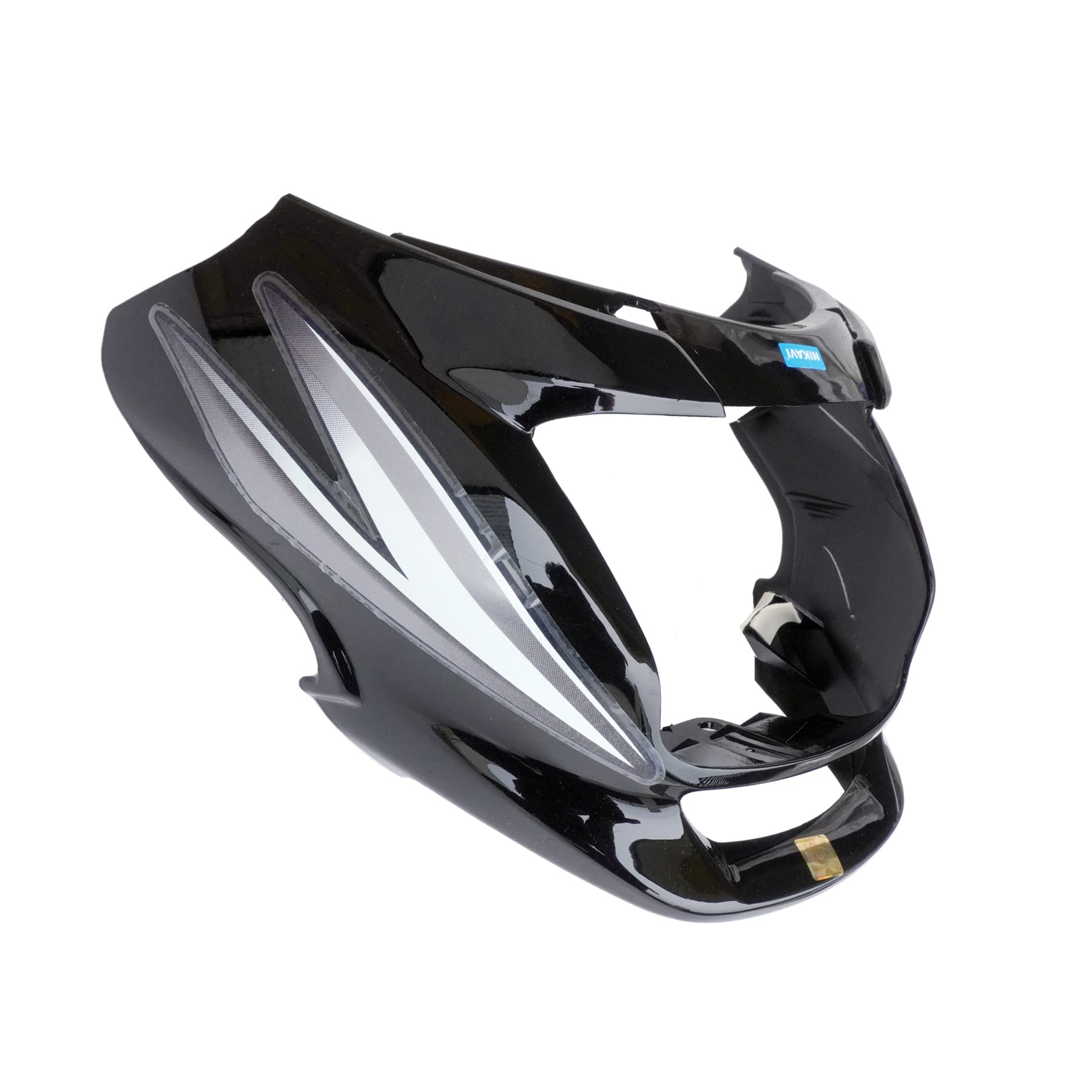 NIKAVI N525B Head Light Mask Compatible Compatible for Hero Super Splendor Latest Bk.Grey-image-26