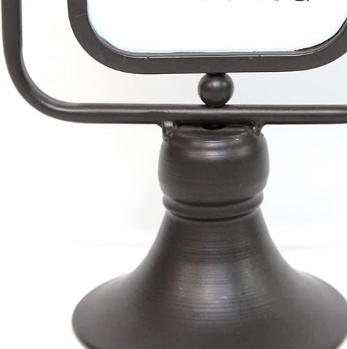 Miniatura 3 de Stratton Home Decor The Love of a Family - Mantel de metal negro 6.75 pulgadas de ancho x 4.5 pulgadas de profundidad x 16.5 pulgadas de alto