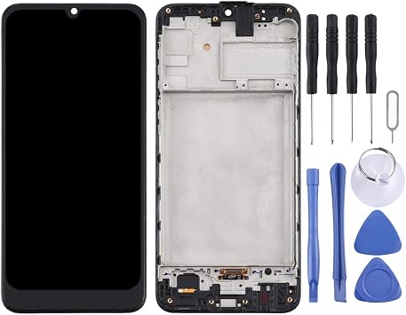 Daguys TFT LCD Screen for Galaxy M21 / SM-M215 Digitizer Full Assembly with Frame (Black)