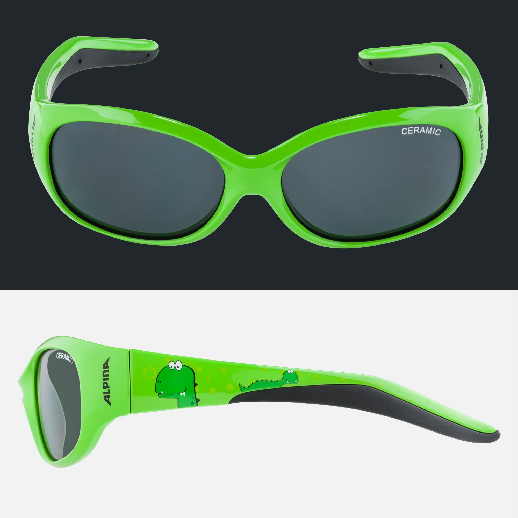 ALPINA FLEXXY KIDS - Flexible und Bruchsichere Sonnenbrille Mit 100 Prozent UV-Schutz Für Kinder