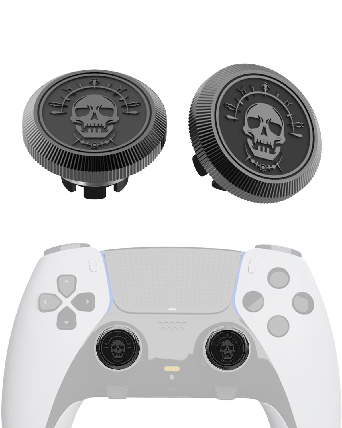 KD FLY Metal Thumbsticks for PS5 Edge Controller Stick Module 2Pcs Custom Thumb Sticks Grips Joystick Replacement Kit