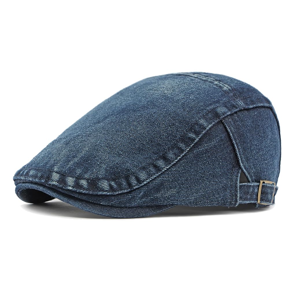 Cotton Newsboy Cap,Breathable Ivy Gatsby Cabbie Beret Hat for Men's Women Driving Hunting Golf