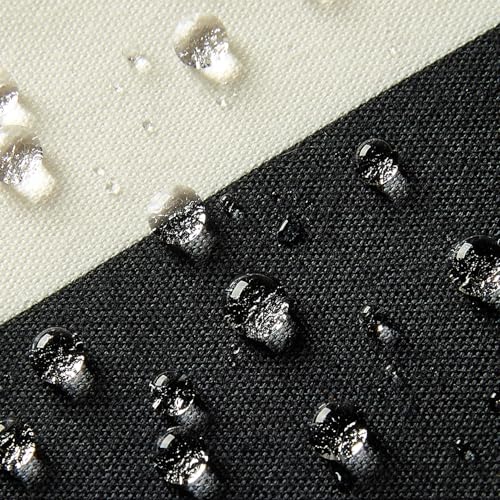 Image of Allorry Outdoor Pillow Covers 20x20 Set of 2 Black Striped Decoration Throw Pillow Covers for Spring Summer Outdoor Waterproof Garden Patio Furniture Sofa Bed Home Decor JB007-A20
