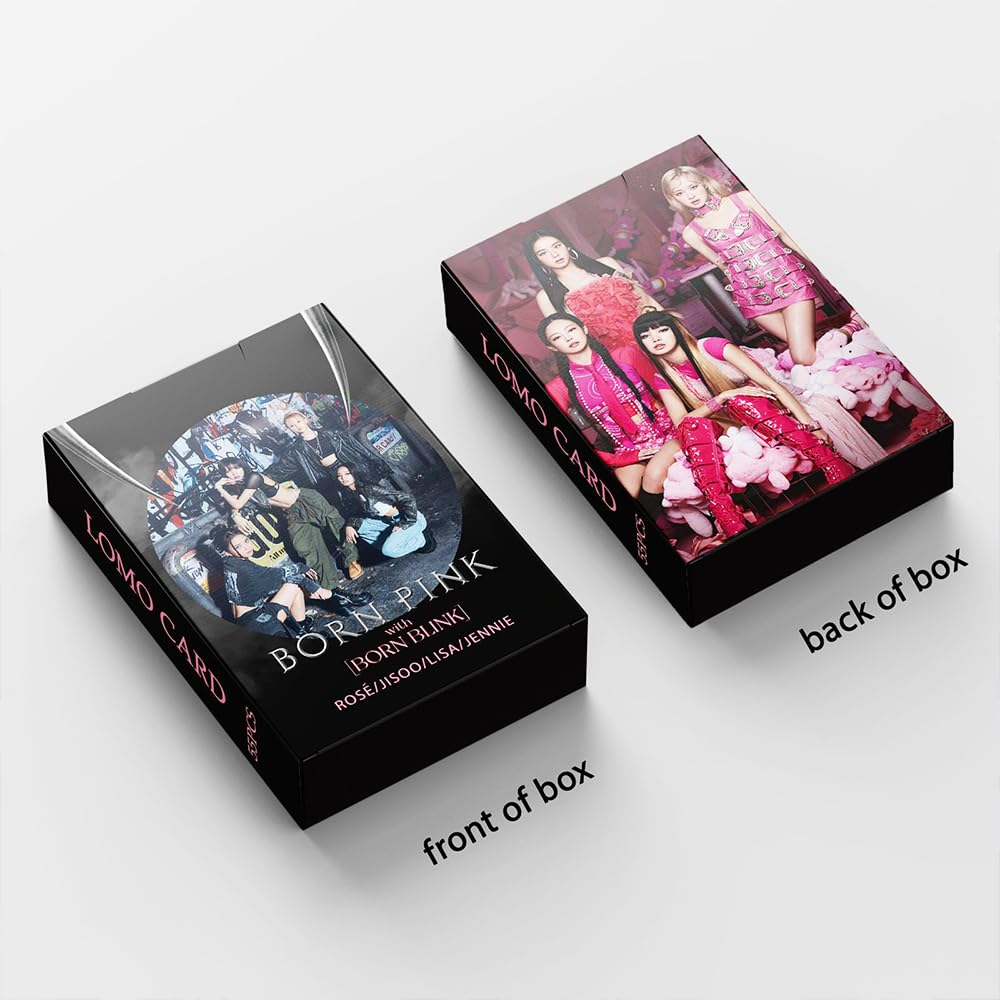 Amazon.com: Funwaretech Black Pink Born Pink Laser Photocards 55