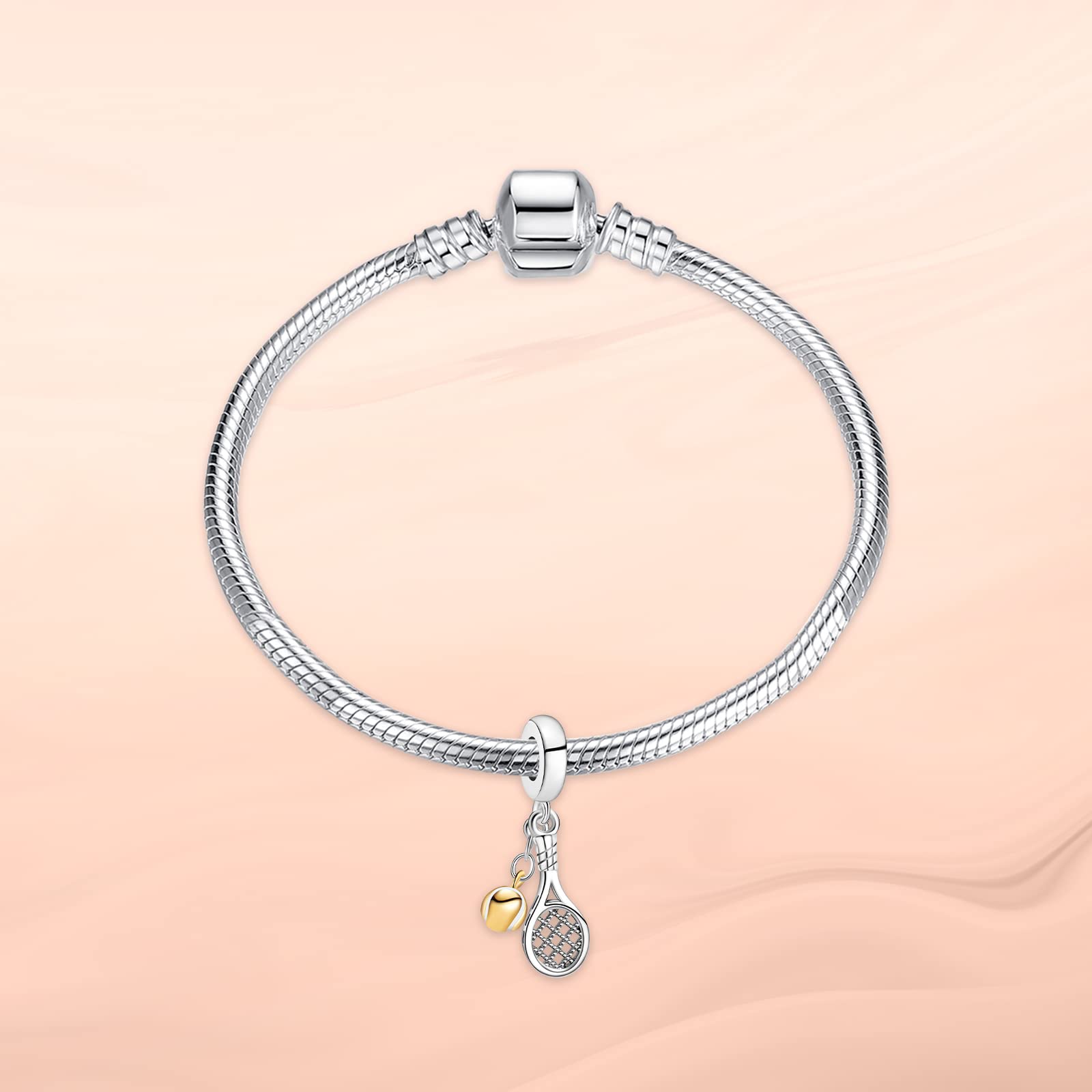 Annmors Charm Ciondolo Inverno Pupazzo Fiocco di neve 925 Argento Sterling Pendenti per Donne Braccialetti e Collane