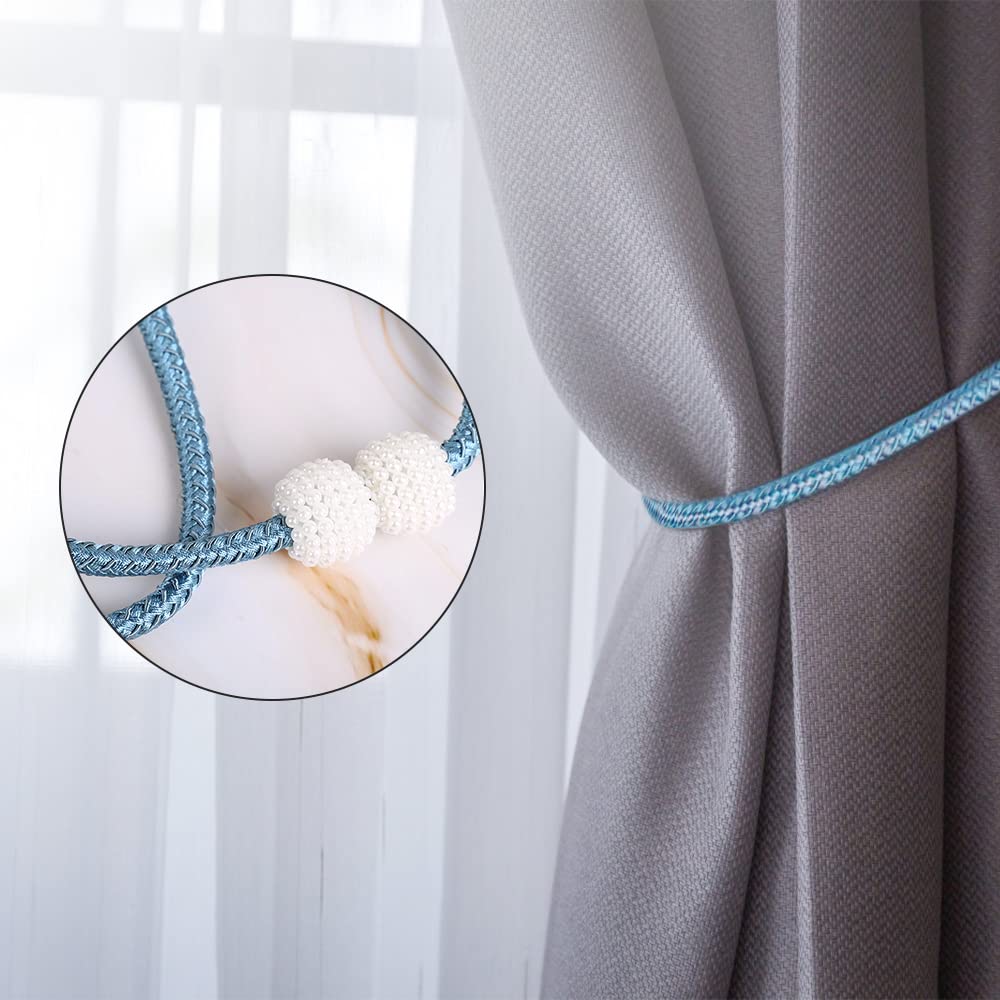 Fermatende calamita tonda Lurex Big blu 2 pezzi acquista da OBI