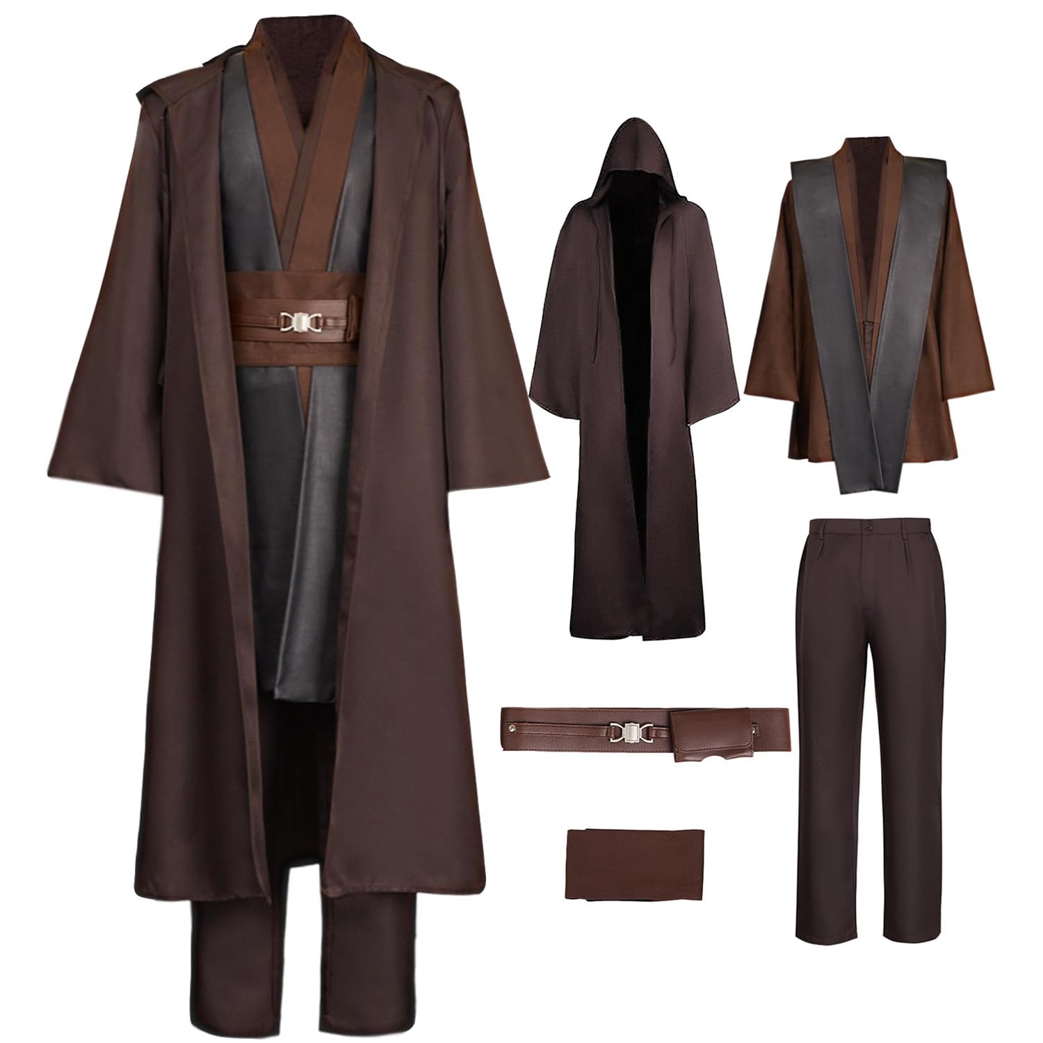 Tunic Costume Mens Halloween Cosplay Costume Tunic Robe Full Set