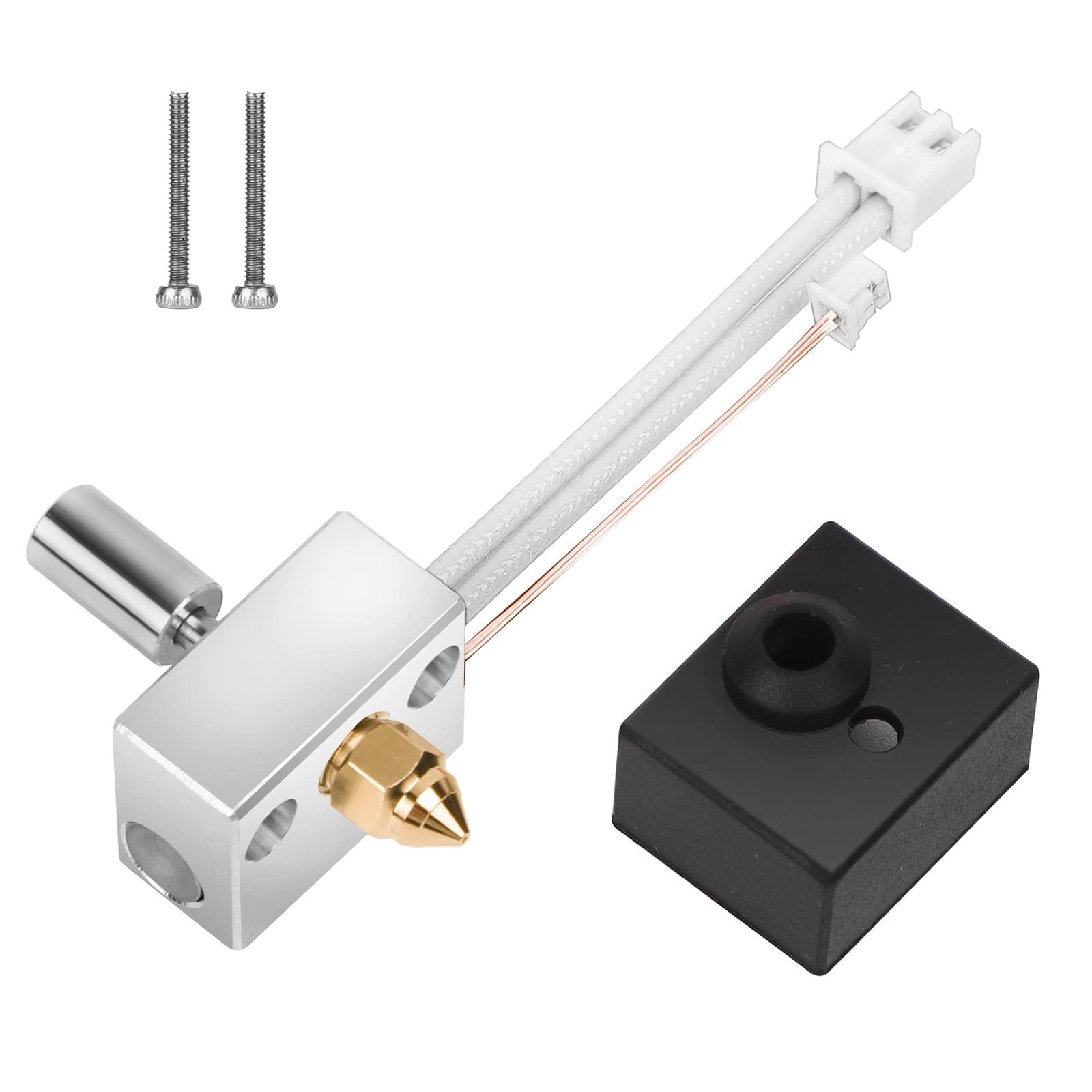 Creality Ufficiale Ender 3 S1 Blocco Riscaldante Kit, Estrusore Sprite Kit Blocco Riscaldatore Standard ad Alta Temperatura 260 ℃, Gola in Acciaio Inossidabile per Estrusore Sprite Ender 3 S1 Plus