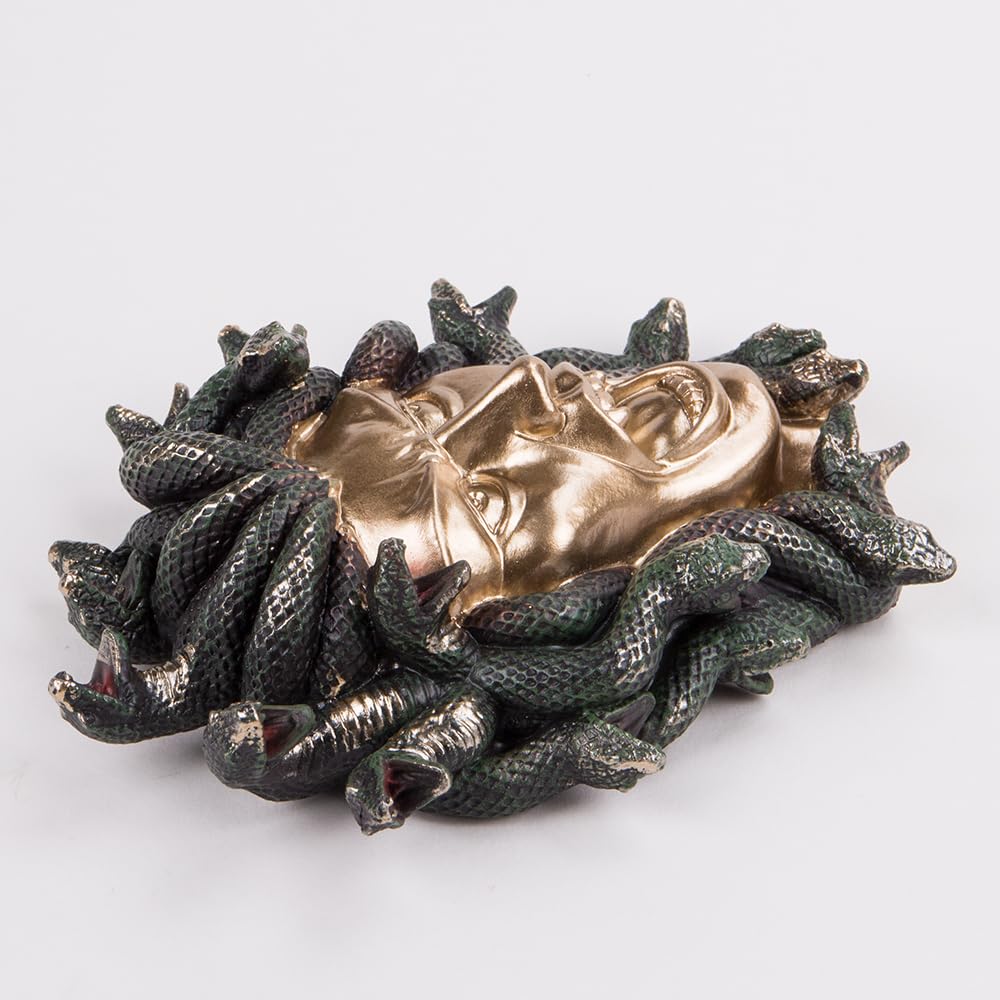 Amazon.co.jp: WSDMAVIS メデューサ頭像 ギリシャの頭 蛇の毛 ゴルゴン