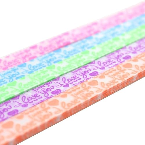 Miniatura 2 de 420 tiras de papel de estrella de origami, tiras de papel Lucky Star, papel de estrellas de origami con 4 patrones