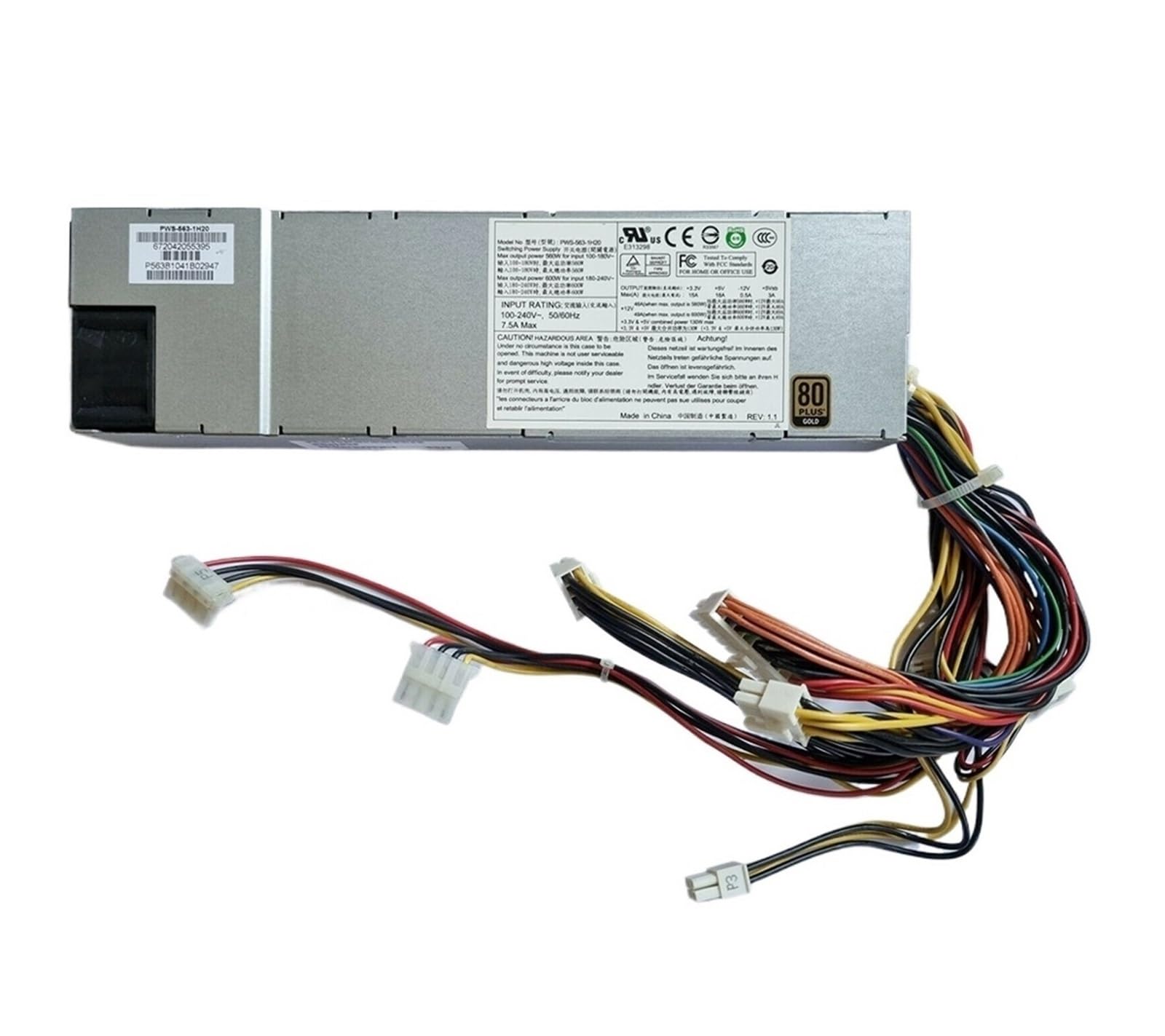 CLBSWYEJK PWS-563-1H20 PWS-562-1H20 560W 1U Power Supply