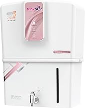 PinkStar ISI Mark Black Color Copper Water Purifier | RO+UV+MTDS with Copper & Alkaline | 10 L capacity | 1 year warranty (Filters included)