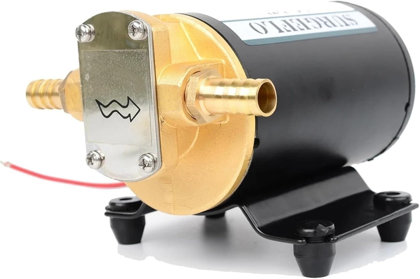 Sewage/Effluent Pumps Large Flow DC Gear Oil Pump 12V 24V 14L/min Self-Priming Diesel for Lubricating Engine