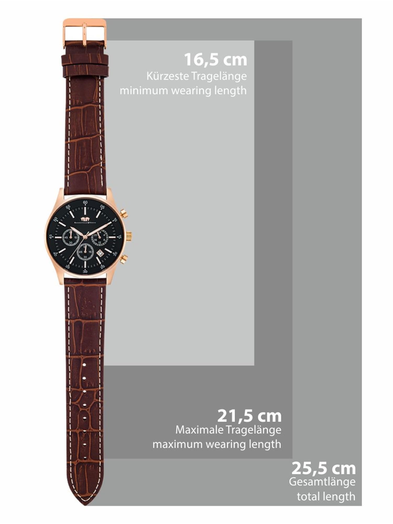 Rhodenwald & Söhne Quarzuhr 45 mm