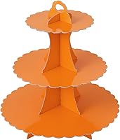 Vista 23 de Soleebee Soporte para Cupcakes de 3 Niveles, Torre de Cupcakes de Cartón, Torre de Soporte para Pasteles de Postre para Decoración de Cumpleaños
