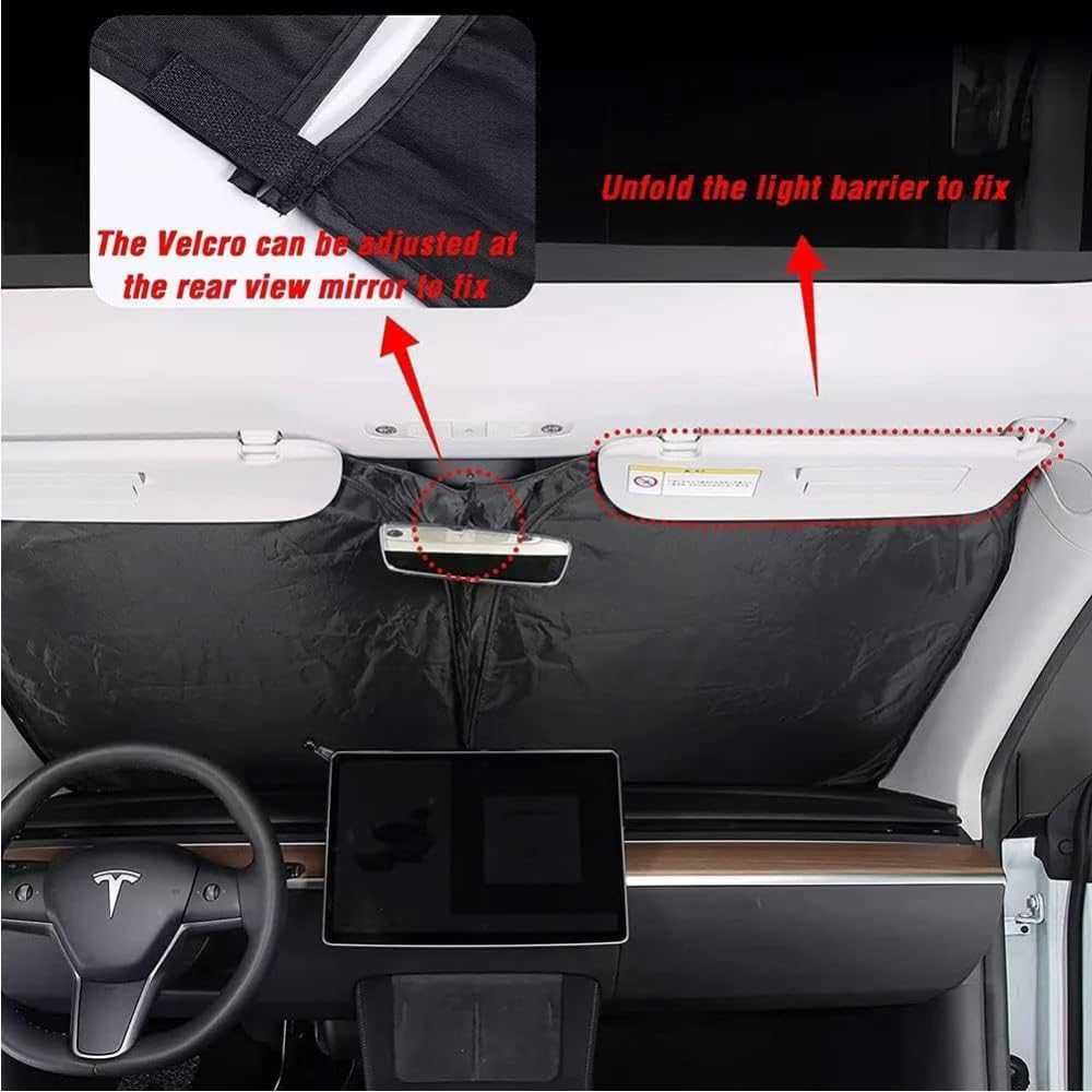 Cikonielf Autocollant De Pare-brise De Voiture Voiture Pare-Soleil Film