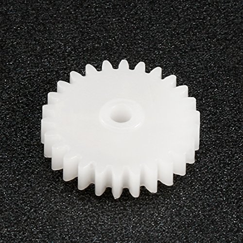Image of uxcell 20pcs Plastic Gears 26 Teeth Model 262A Reduction Gear Plastic Worm Gears for RC Car Robot Motor