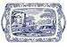 Pimpernel Spode Blue Italian Collection Large Handled Tray - 18.9" x 11.6"