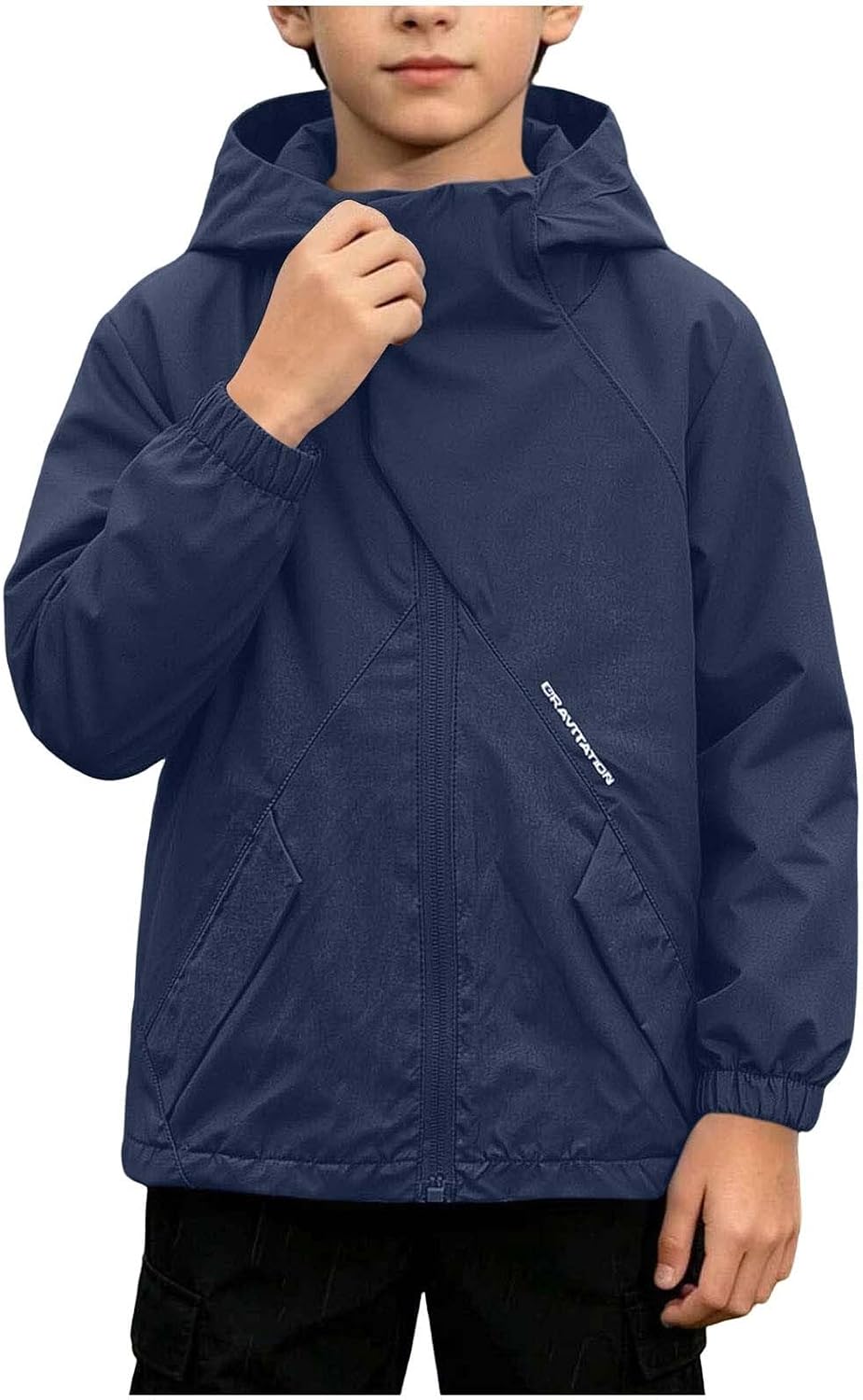 Boys Girls Rain Jacket Waterproof Hooded Windbreaker Kids Raincoats Kids