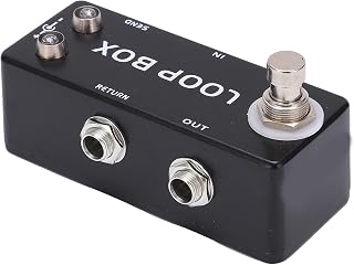 Effect Loop Pedal, Pedals Switcher Routing Selection Robust mit LED-Anzeige für Musikinstrument zum Einstellen