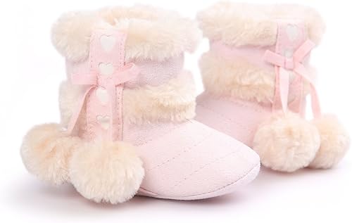 Miniatura 6 de Botas Estamico de invierno, con lazo, de nieve, de felpa, para niña