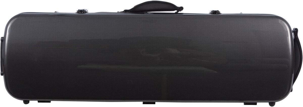 Geigenkoffer Glasfaser Oblong 4/4 carbon - navy blue M-Case