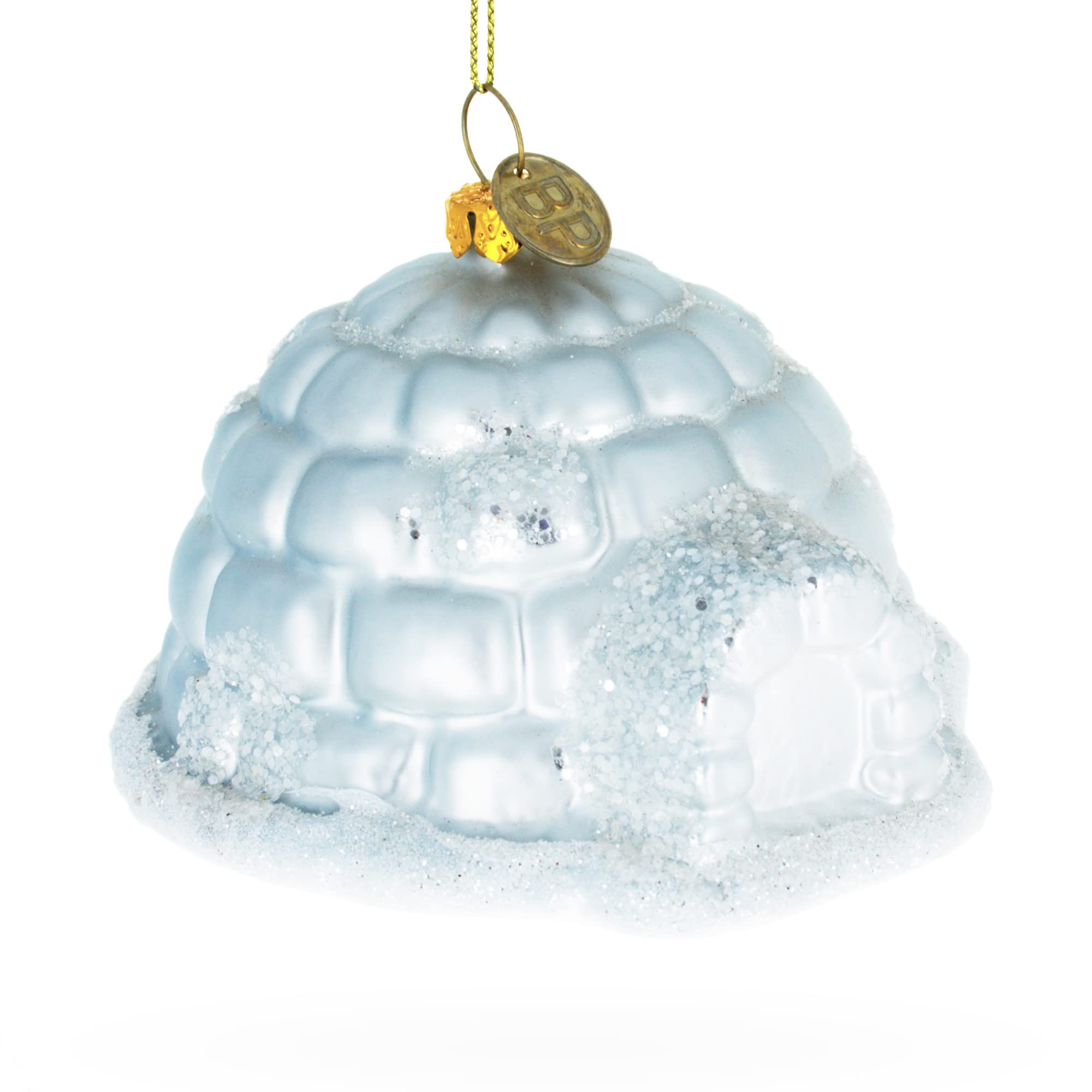 Igloo en verre soufflé BestPysanky : finissez-en avec les décorations de Noël fades et fragiles